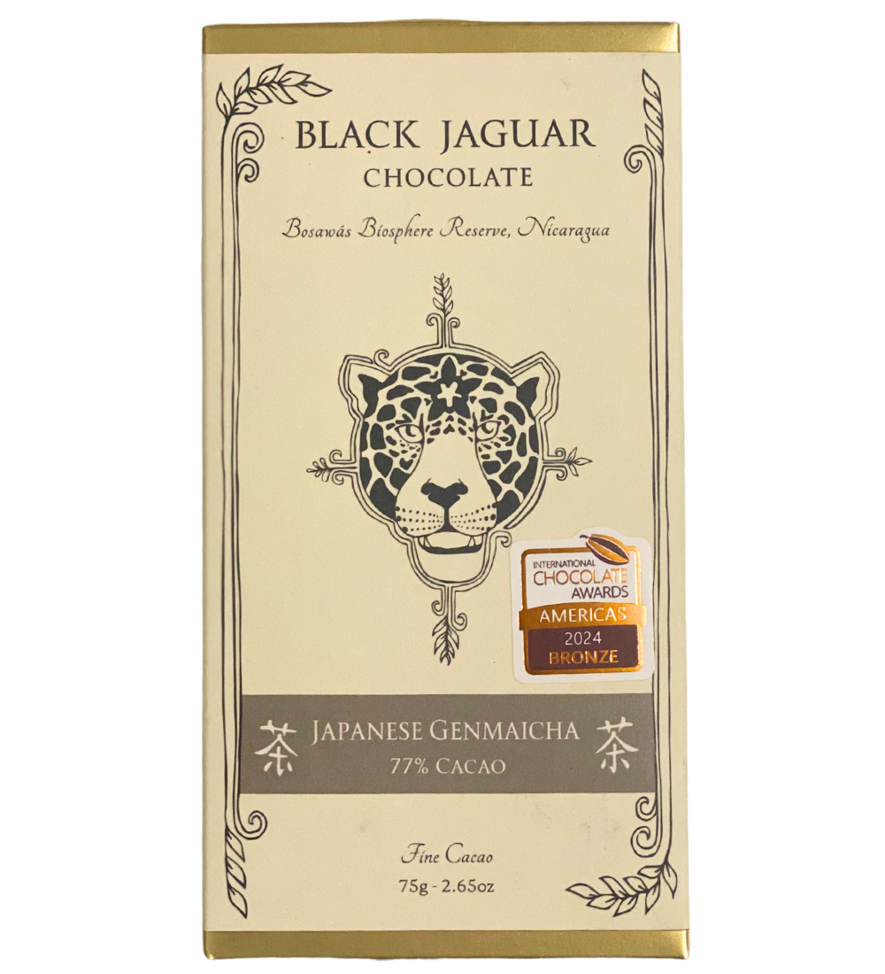 Black Jaguar Japanese Genmaicha 77%